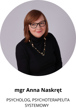 mgr. Anna Naskręt PSYCHOLOG, PSYCHOTERAPEUTA SYSTEMOWY (1)